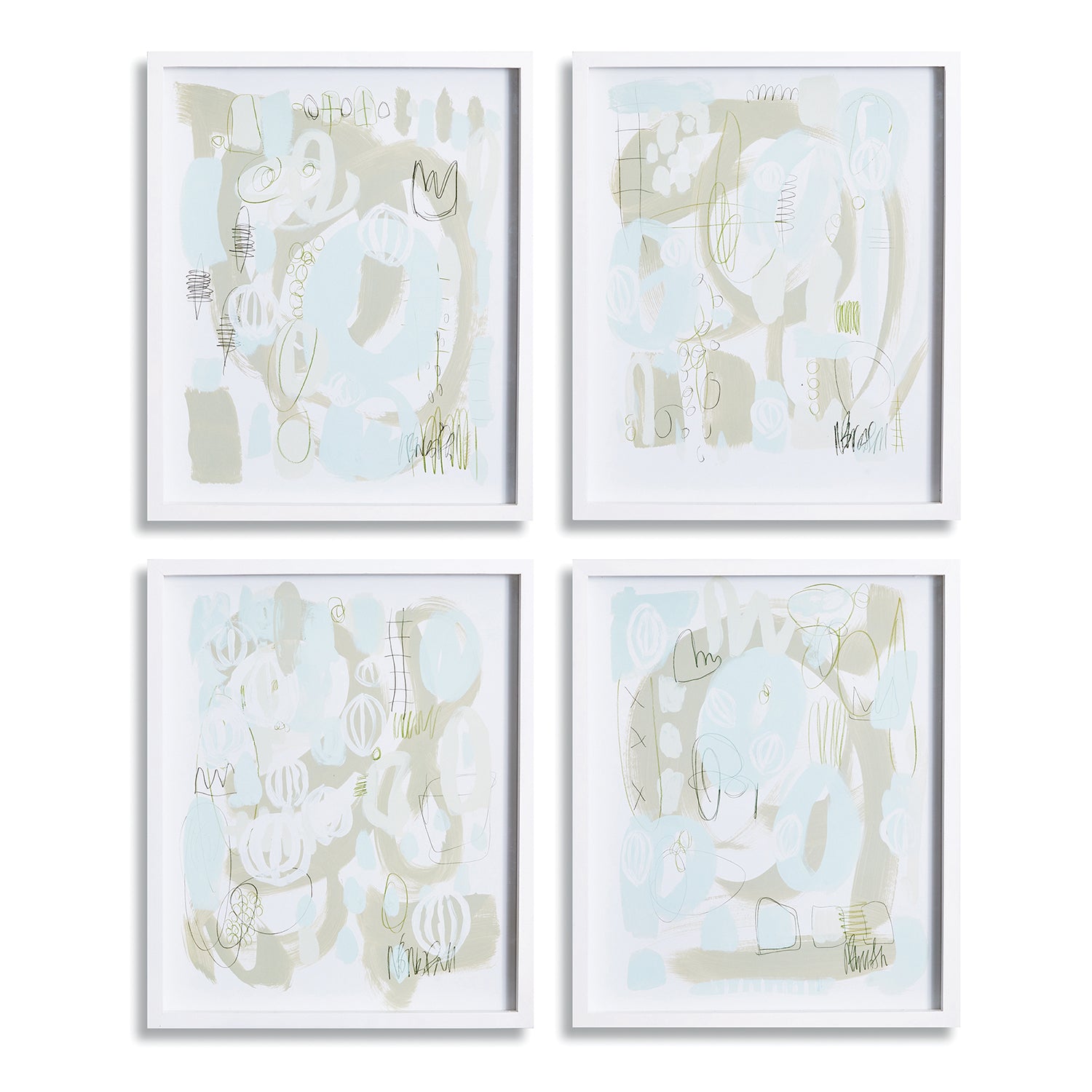 Bacchus Framed Print Set of 4