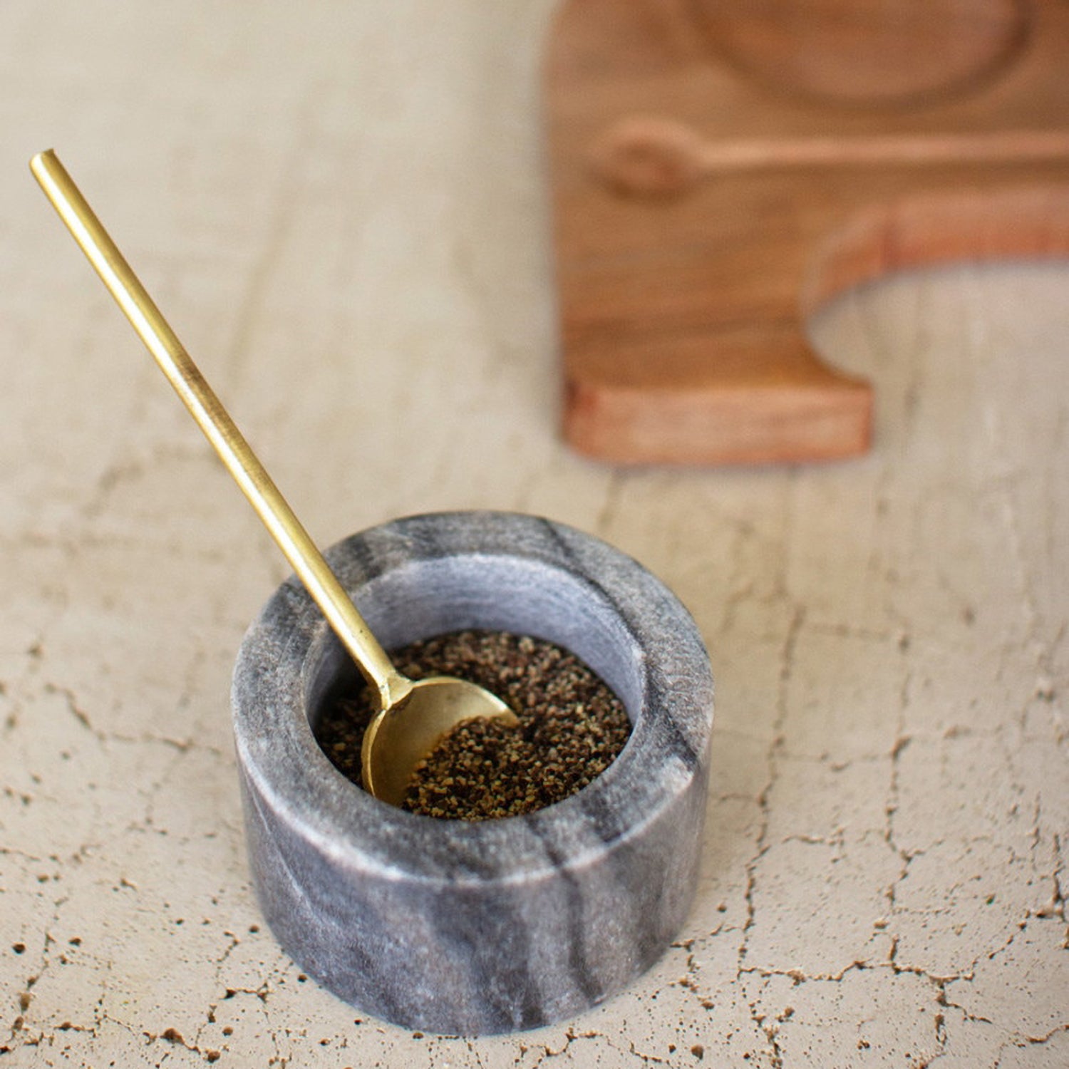 Bear Salt and Pepper with Serving Spoon Set of 4