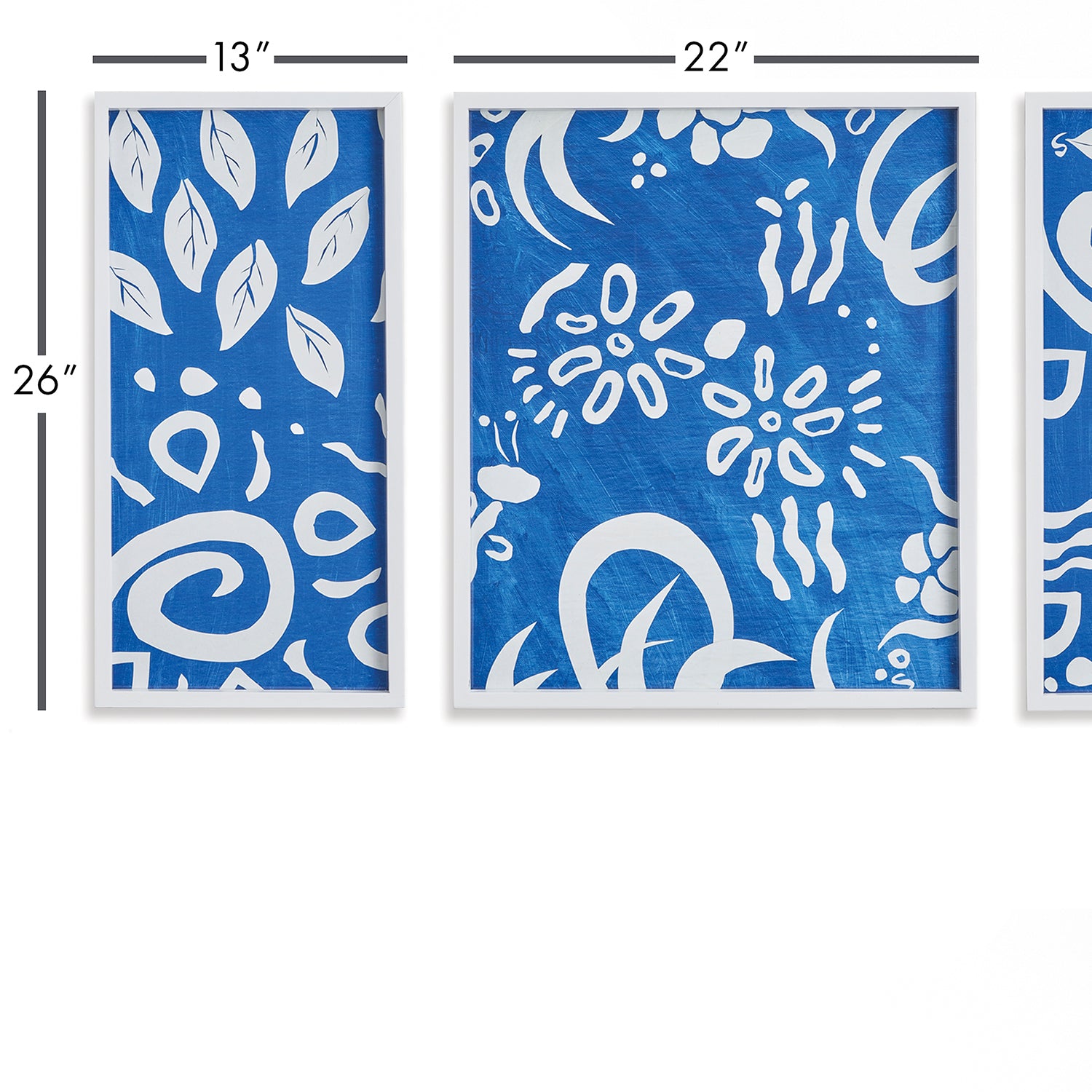 Summer Party Framed Print Set of 3