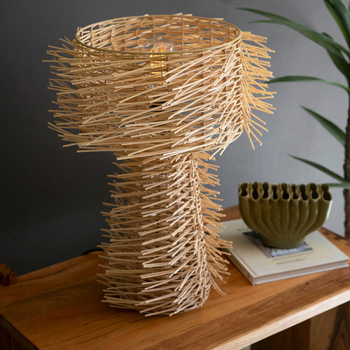 Cane Table Lamp
