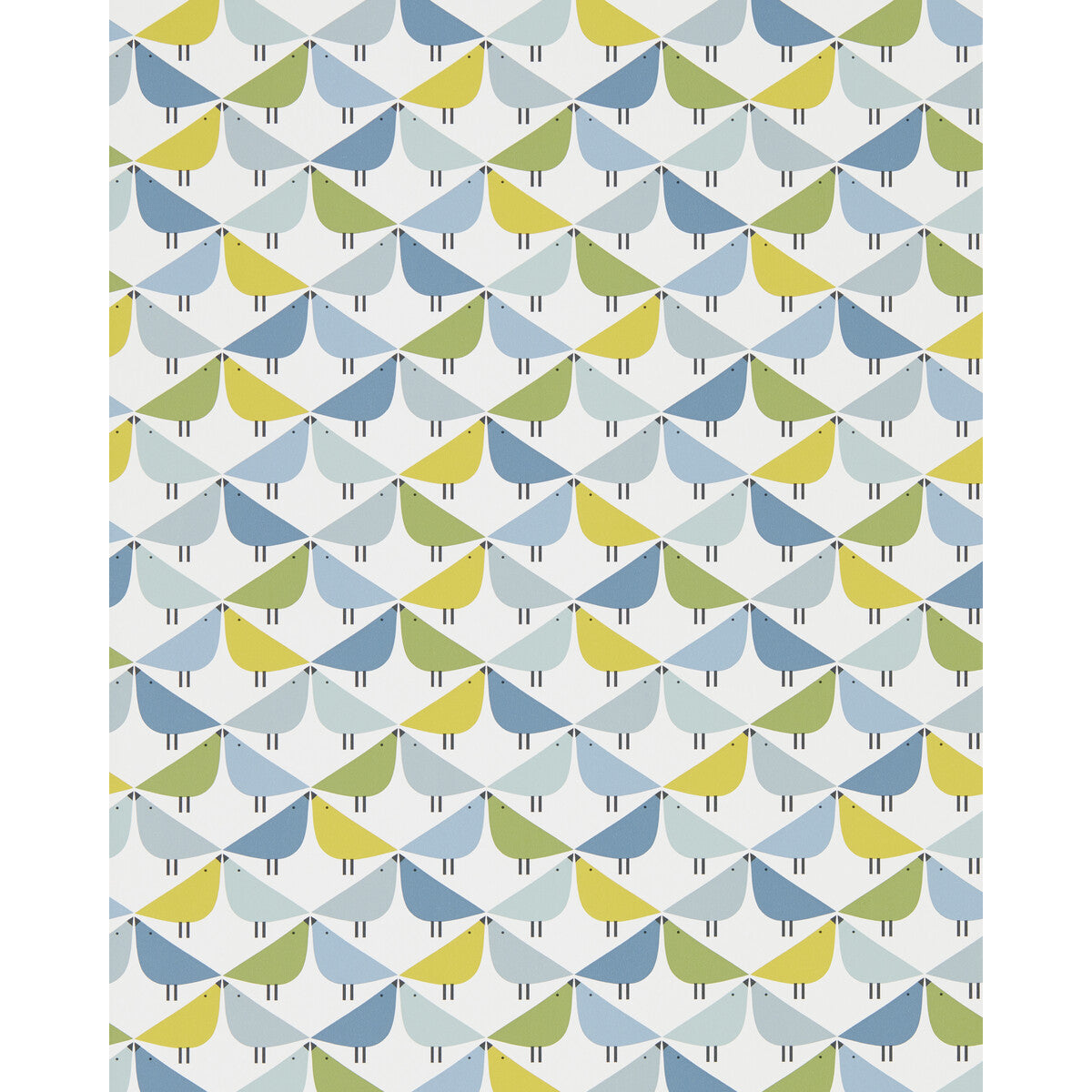 Scion x Kravet Lintu Wp Gecko/Pacific/Glacier Wallpaper