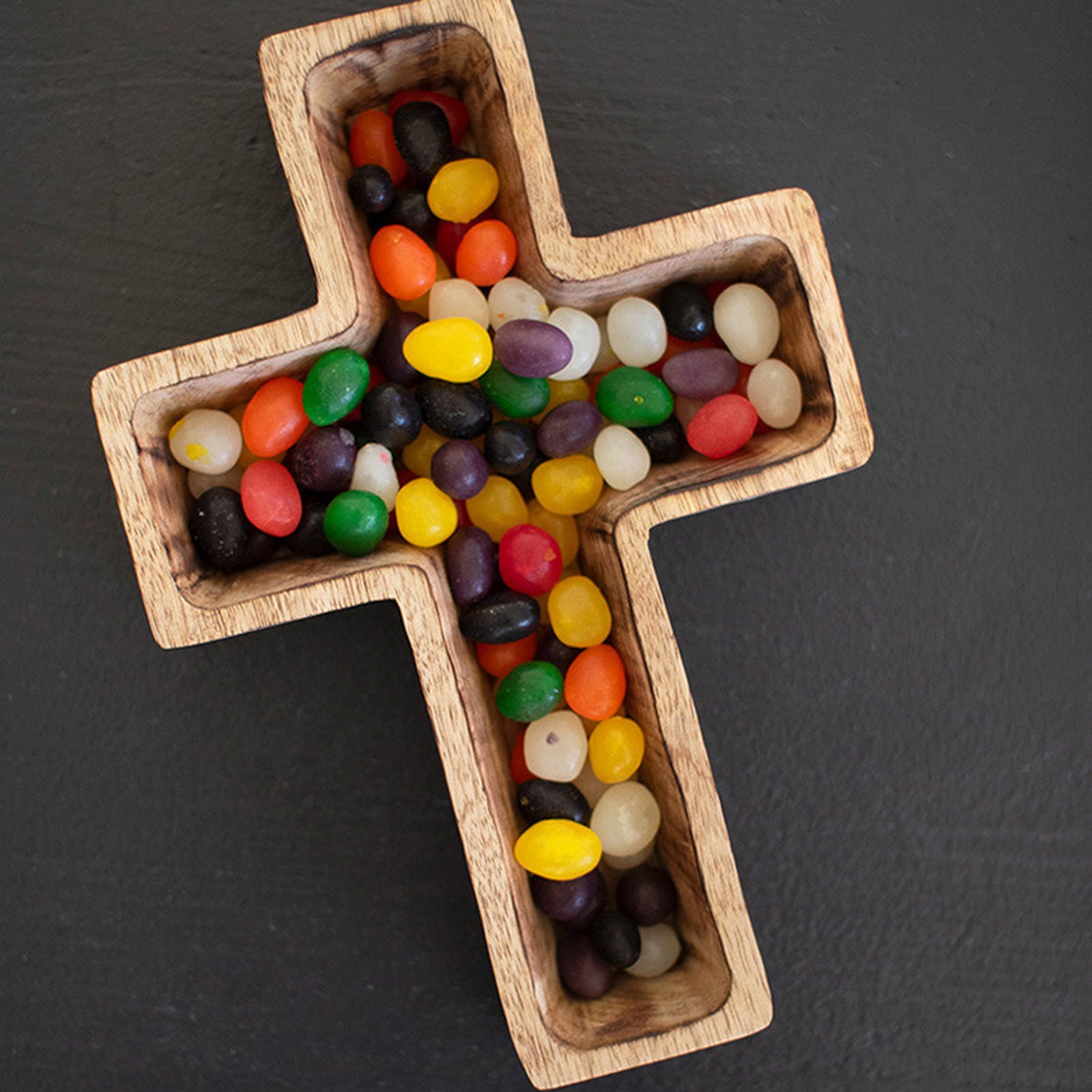 Christmas Cross Wooden Bowl
