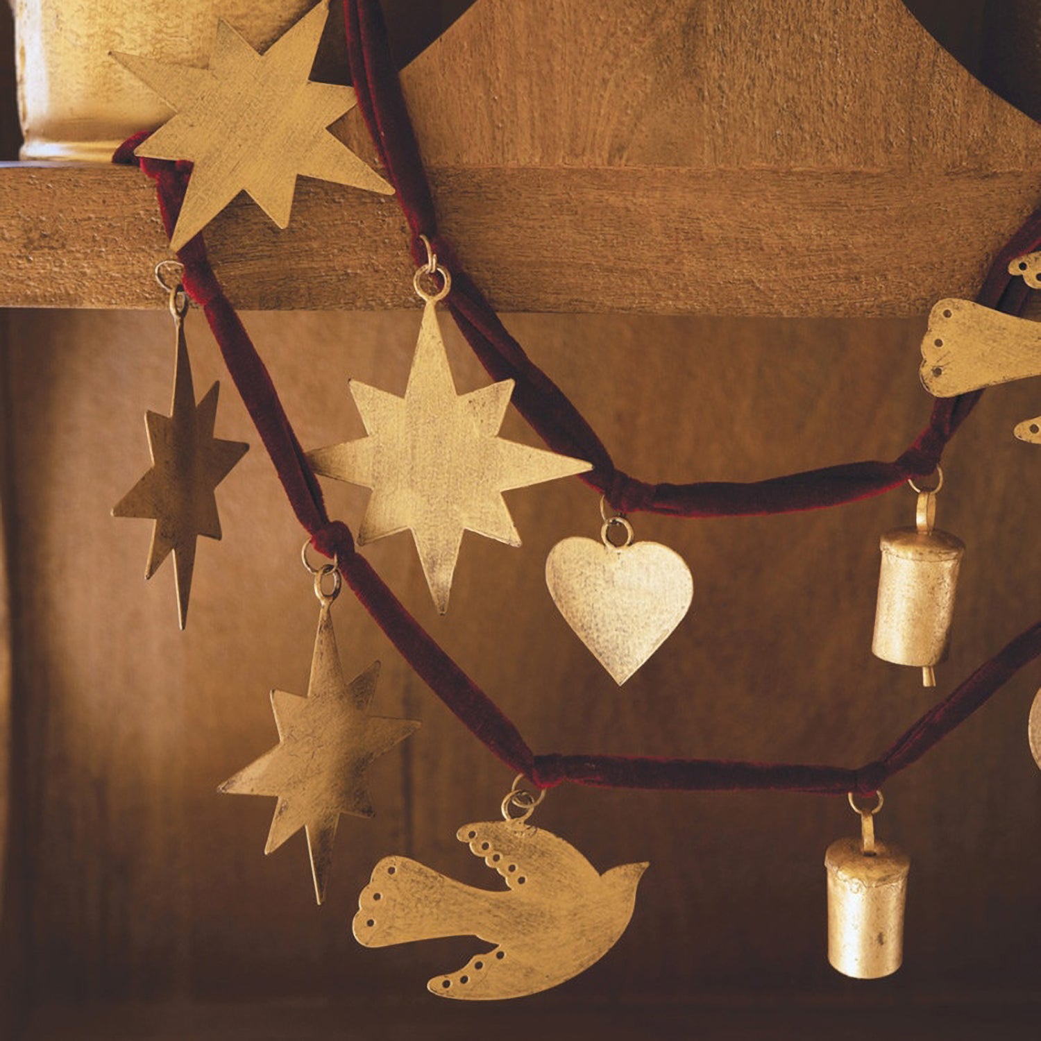 Christmas Charm Garland Set of 4