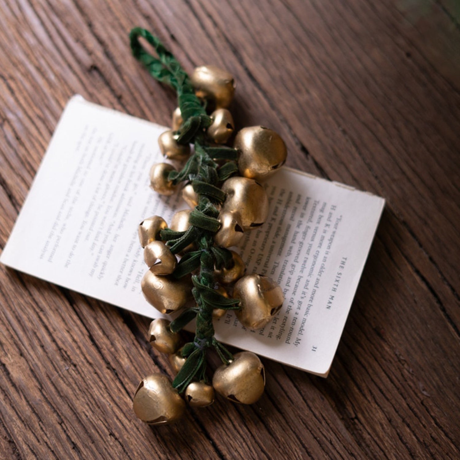 Green Velvet Jingle Bell Bunch