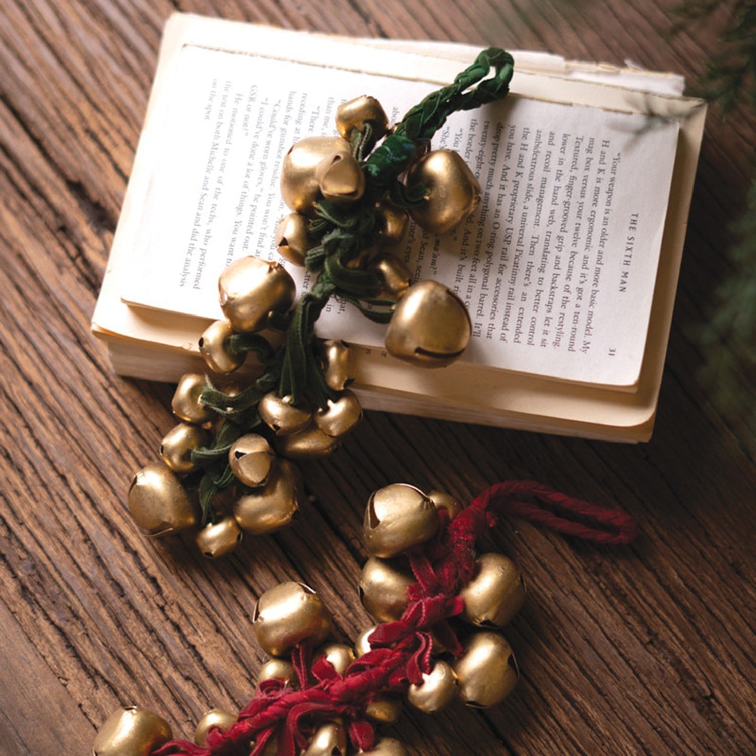 Green Velvet Jingle Bell Bunch