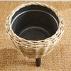 Woven Rattan Dry Basket Plant Riser