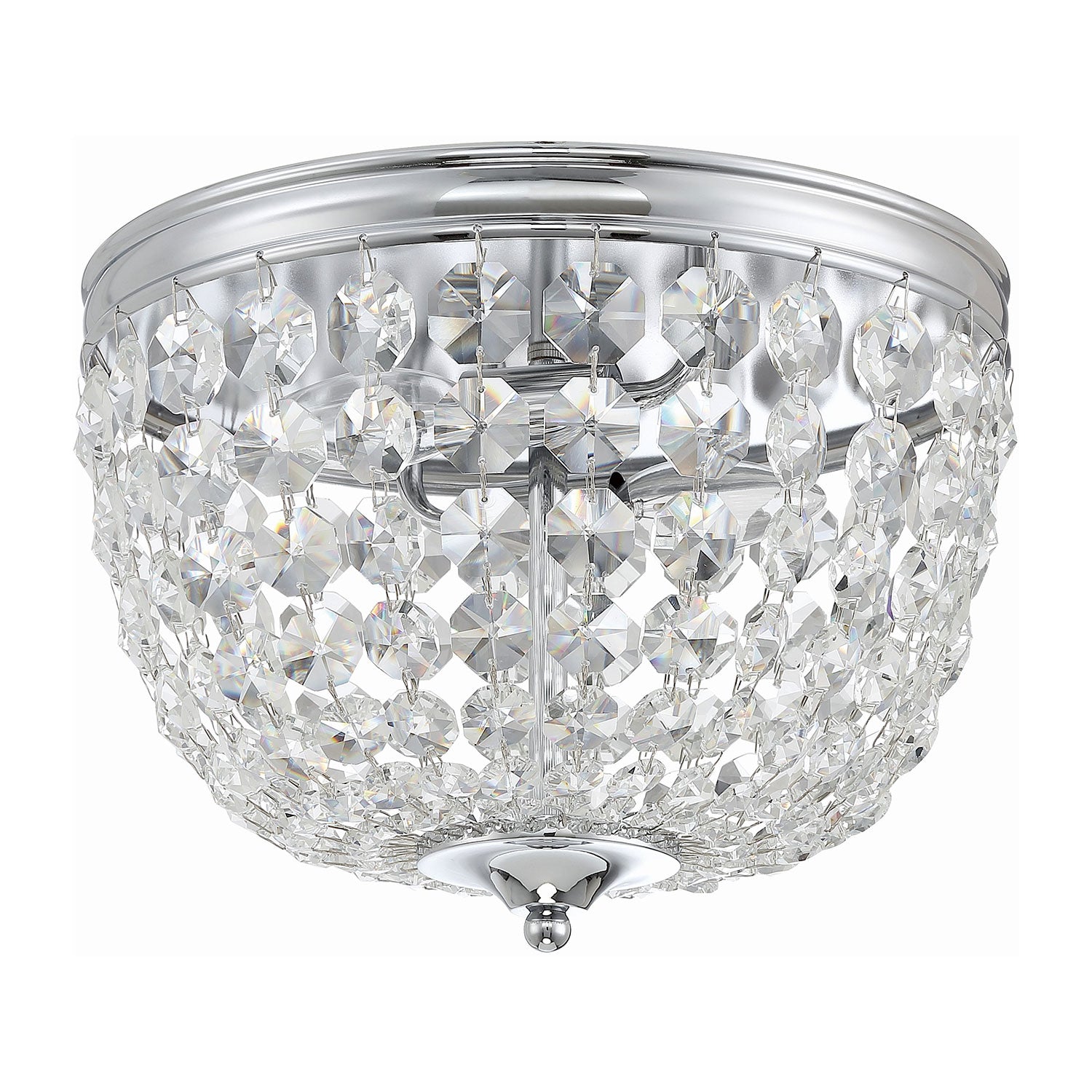 Crystorama Nola 2-Light Flush Ceiling Mount