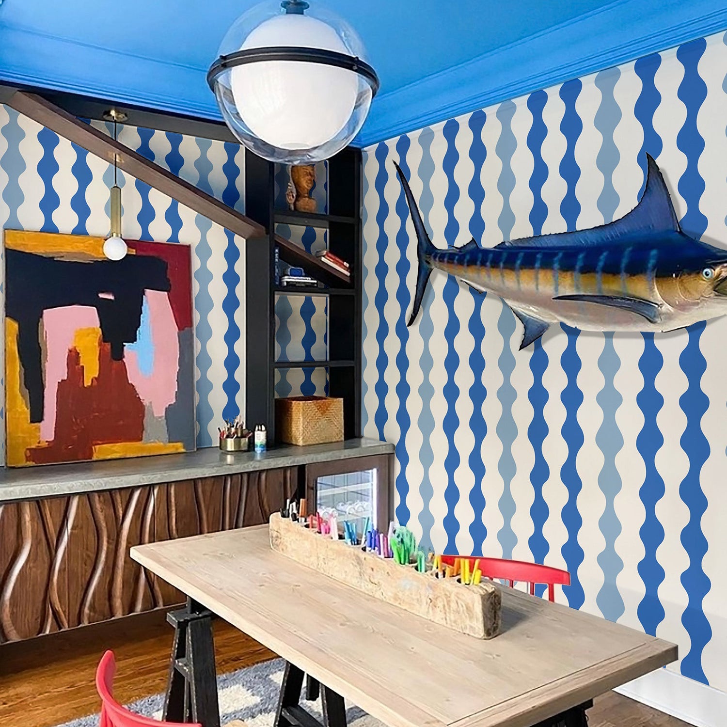 Mitchell Black x Natalie Papier Low Frequency Wallpaper