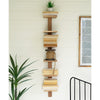 Six Tiered Vertical Wall Shelf