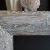 Whitewashed Console Table