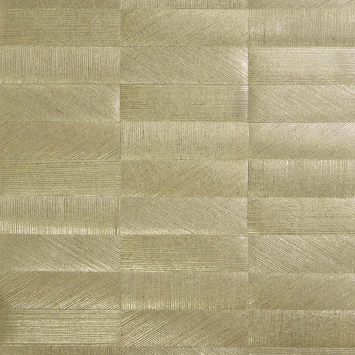 Mitchell Black Parquet Grasscloth Wallpaper