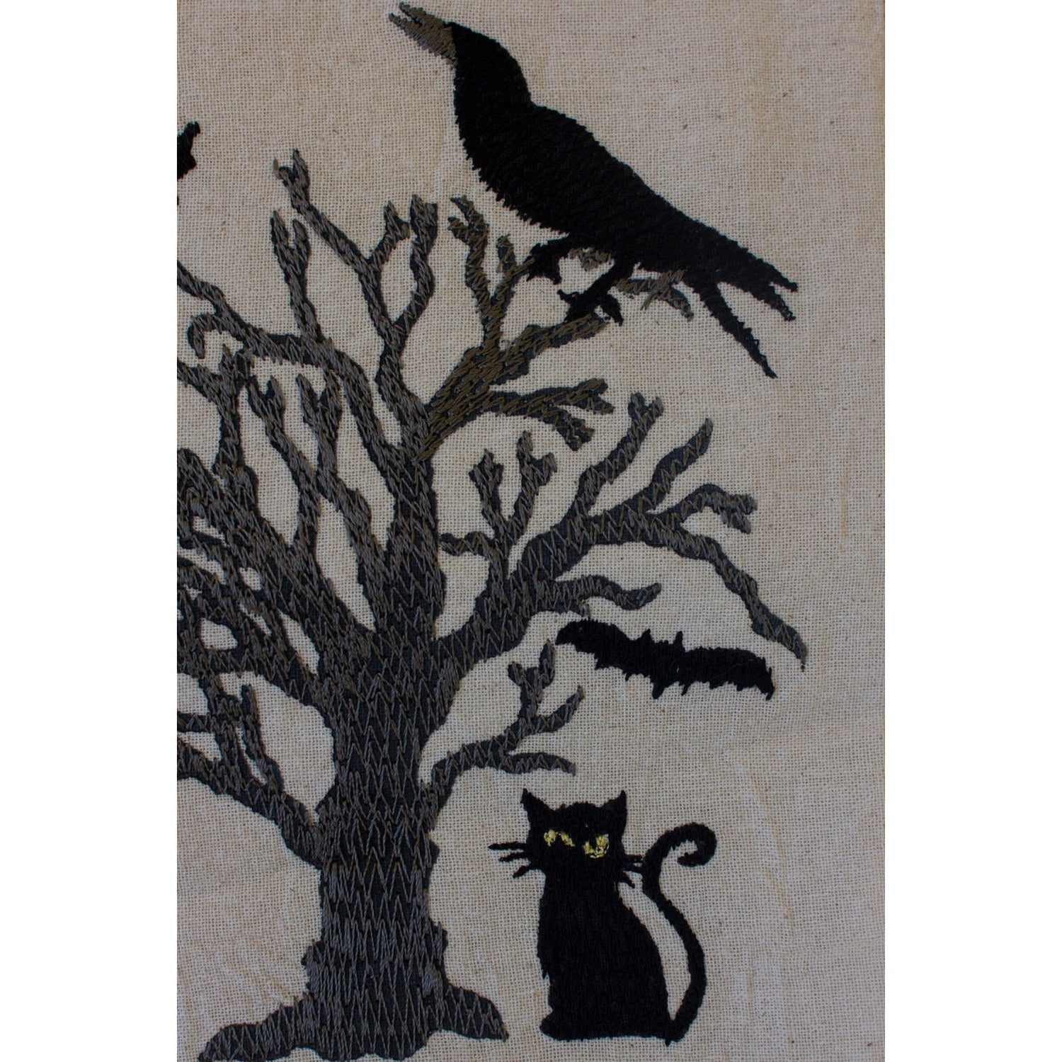 Halloween Black Tea Towel Set of 4