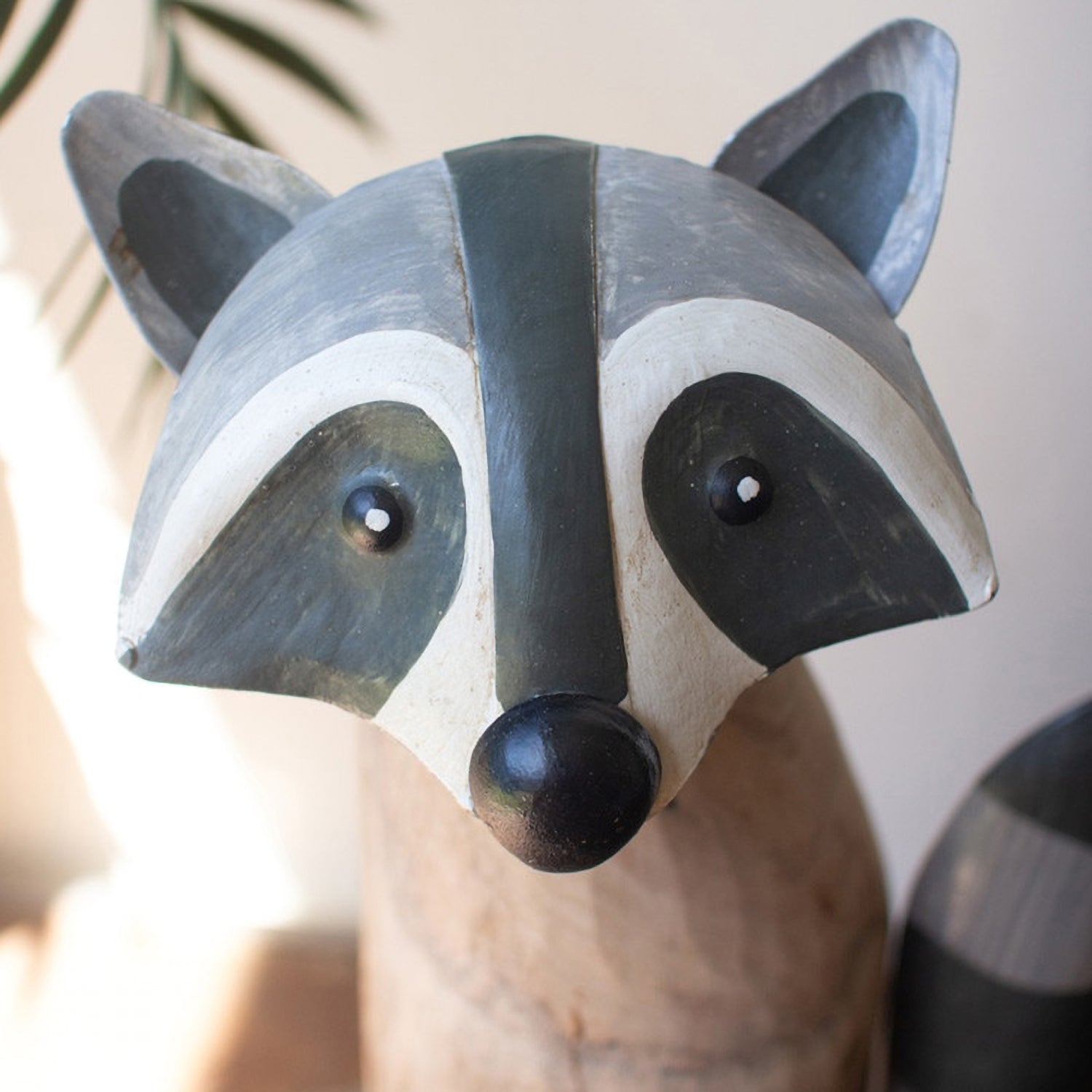 Recycled Iron Raccoon Set of 2