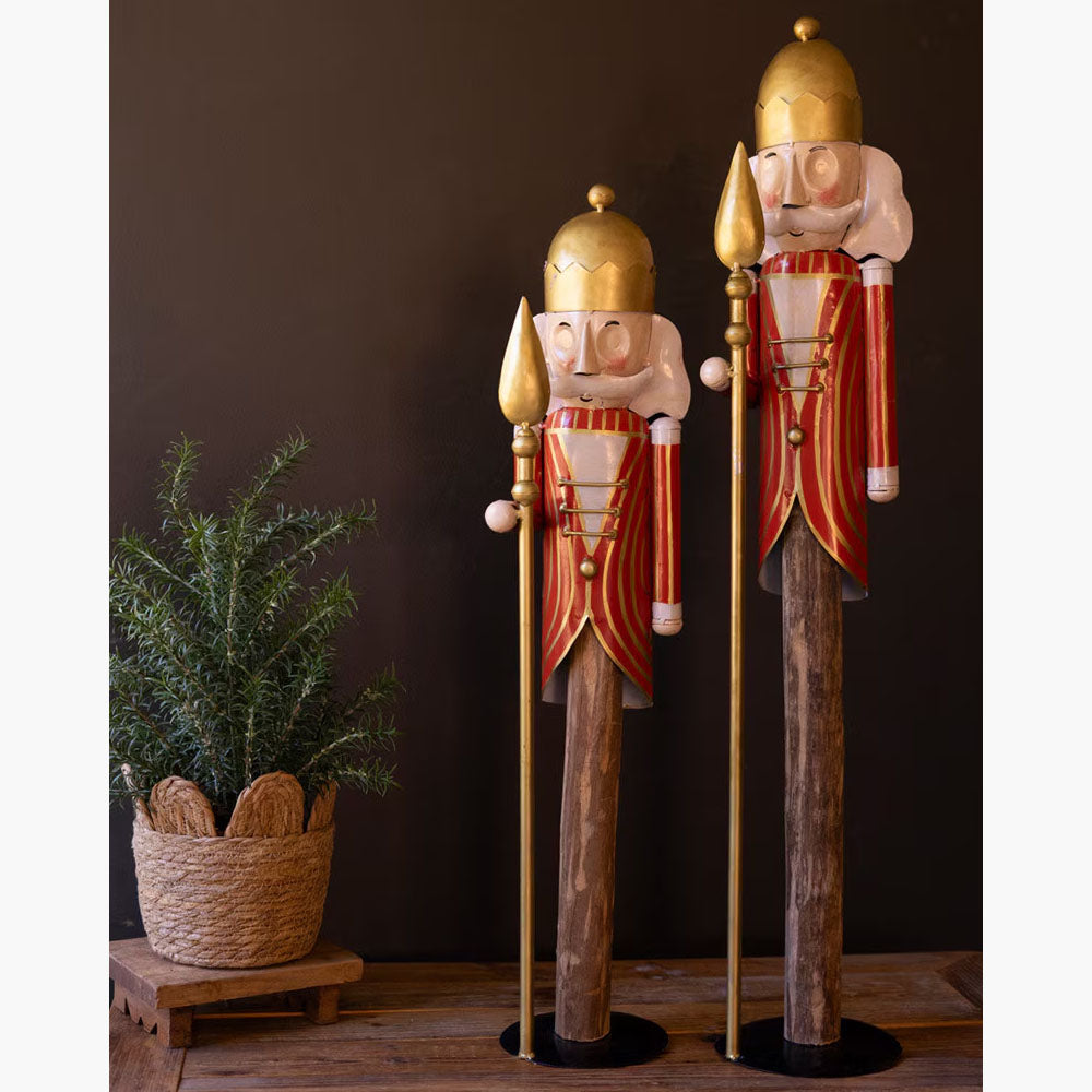 Nutcracker Sculpture Set of 2