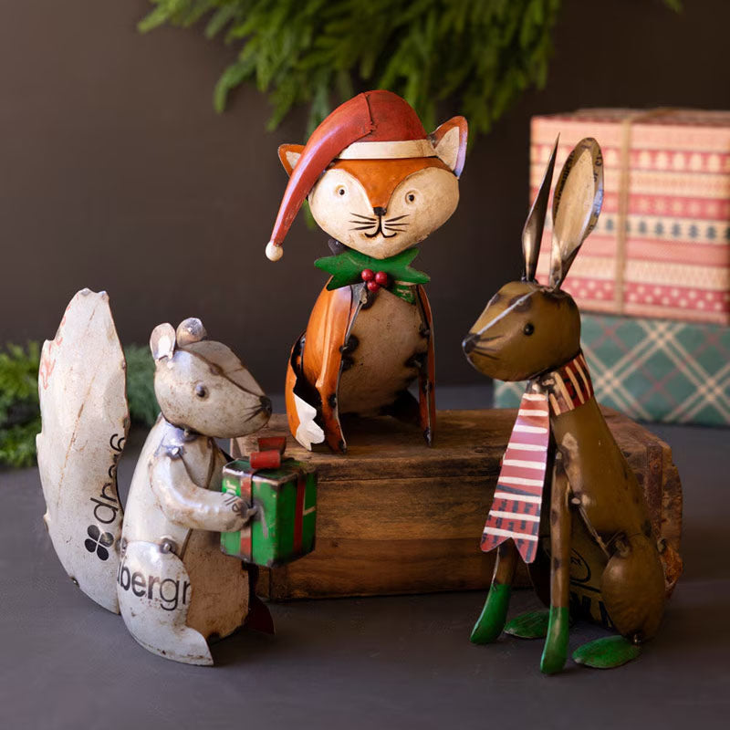 Christmas Woodland Critters Set of 3