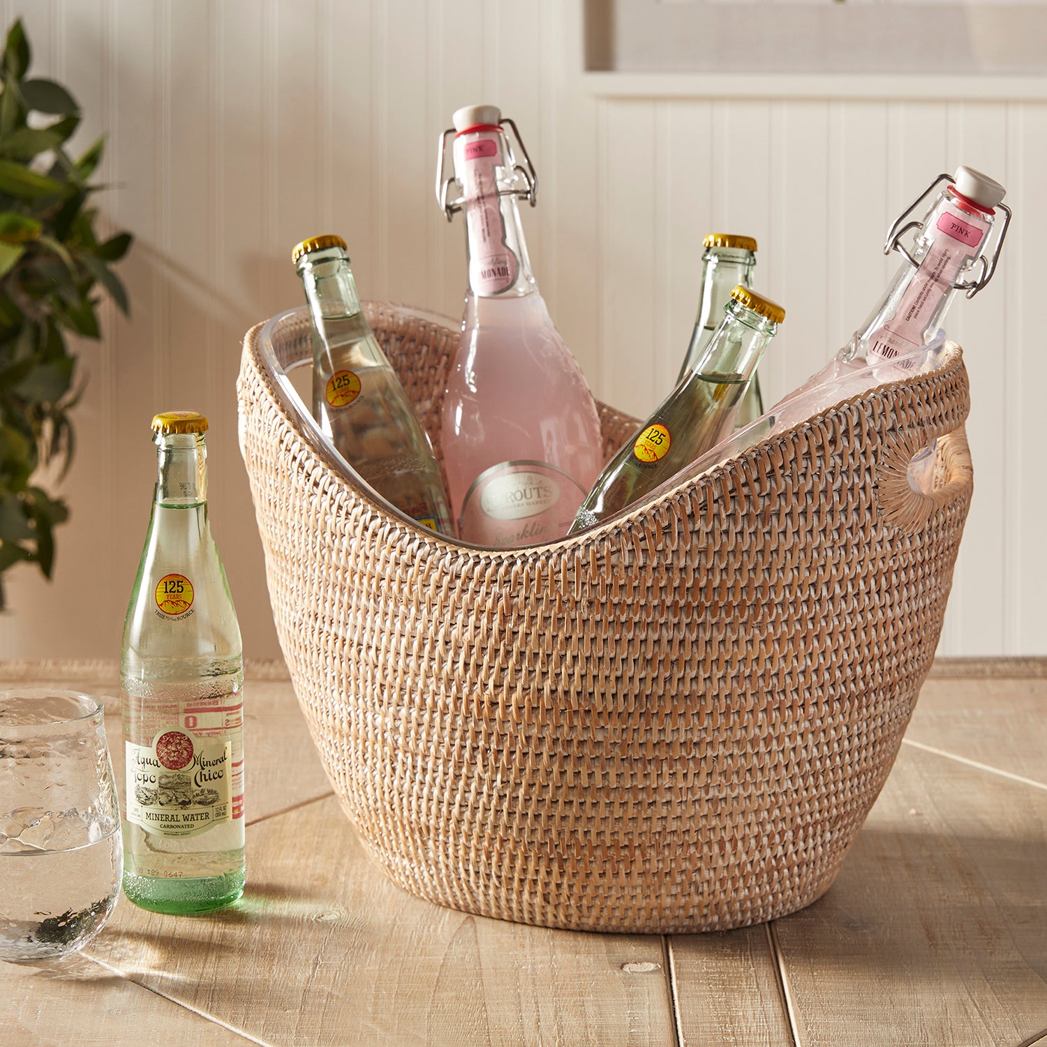Burma Rattan Beverage Tub