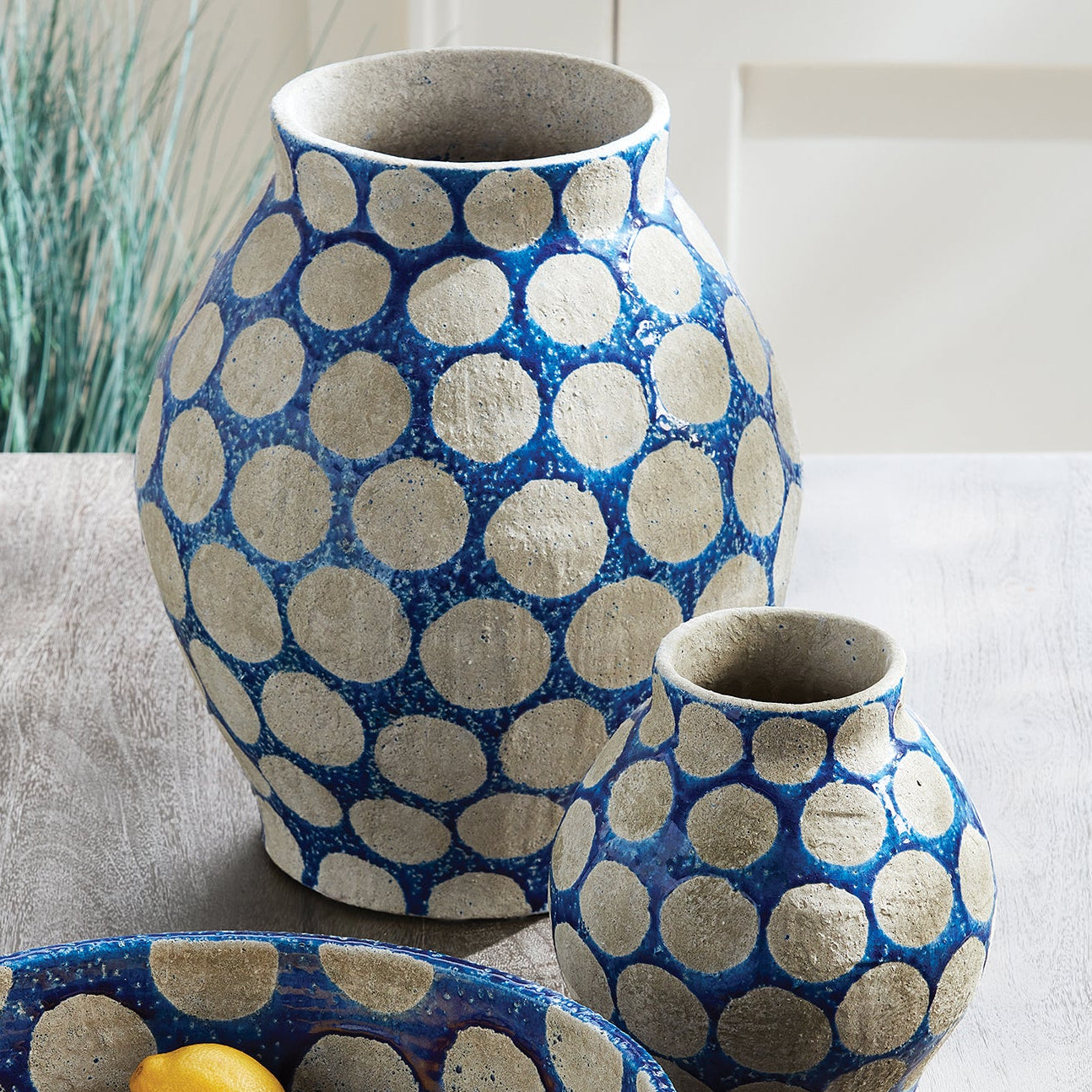 Kiley Blue Large Vase