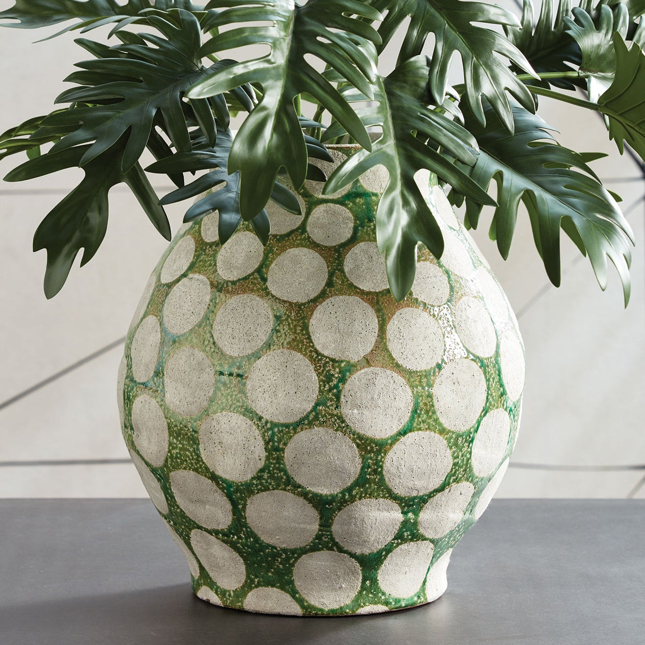 Kiley Green Large Vase