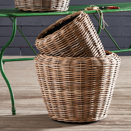 Woven Dry Basket Planter