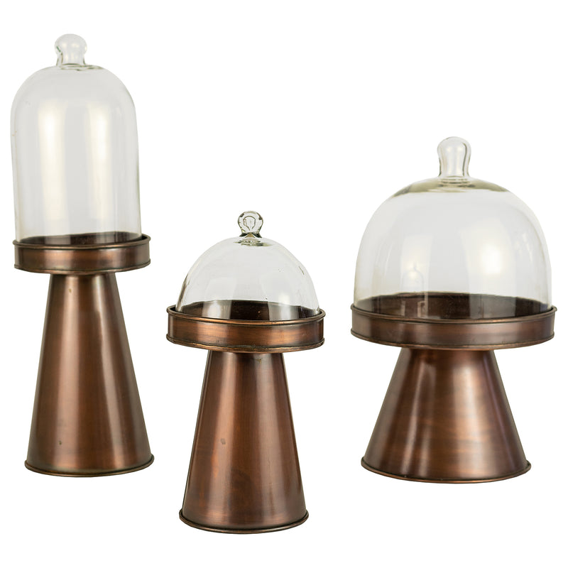 Copper Display Stand Set of 3