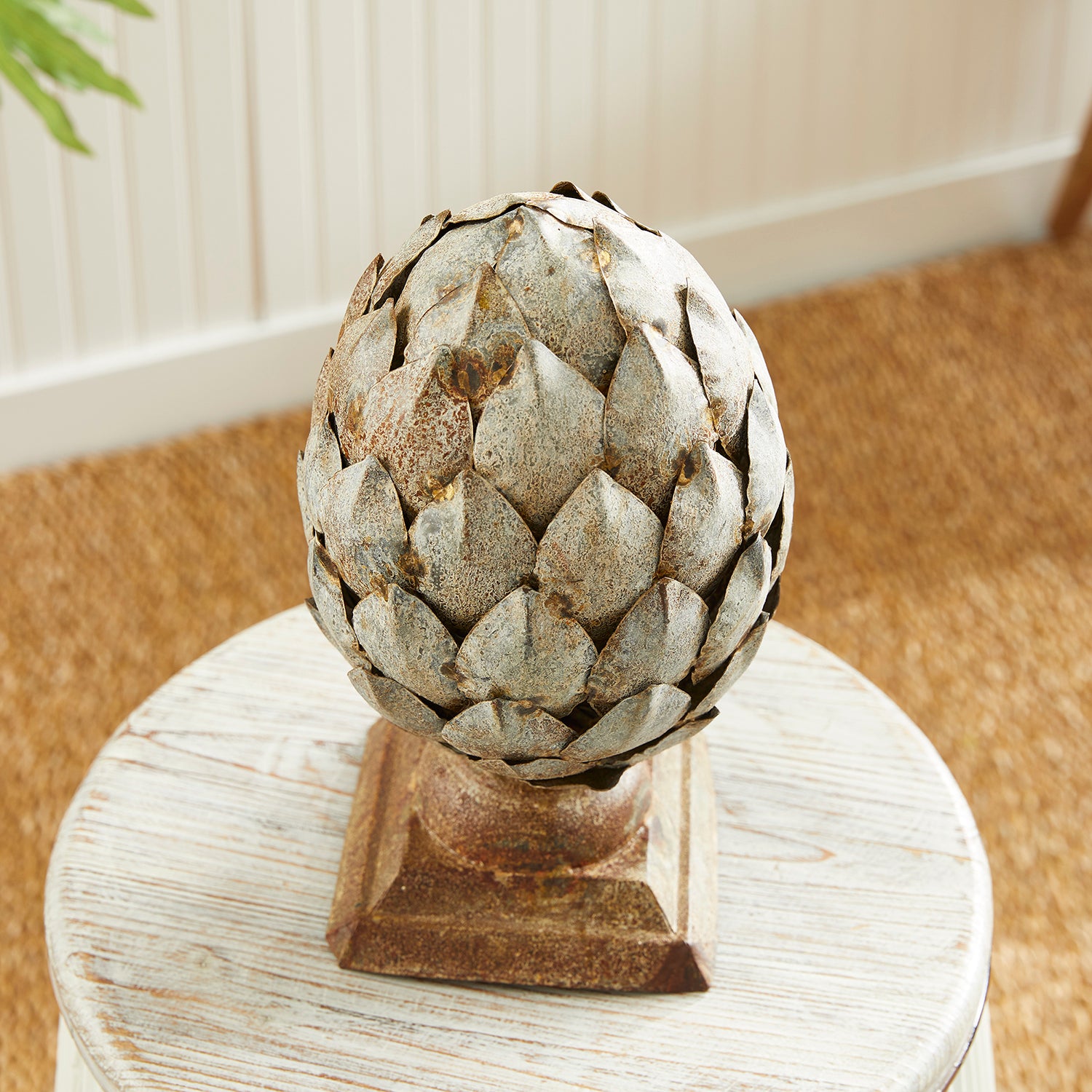 Weathered Artichoke I Finial