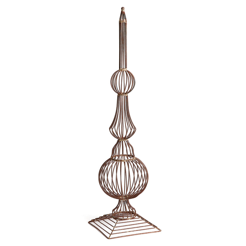 Weathered Wire Finial Garden Structure