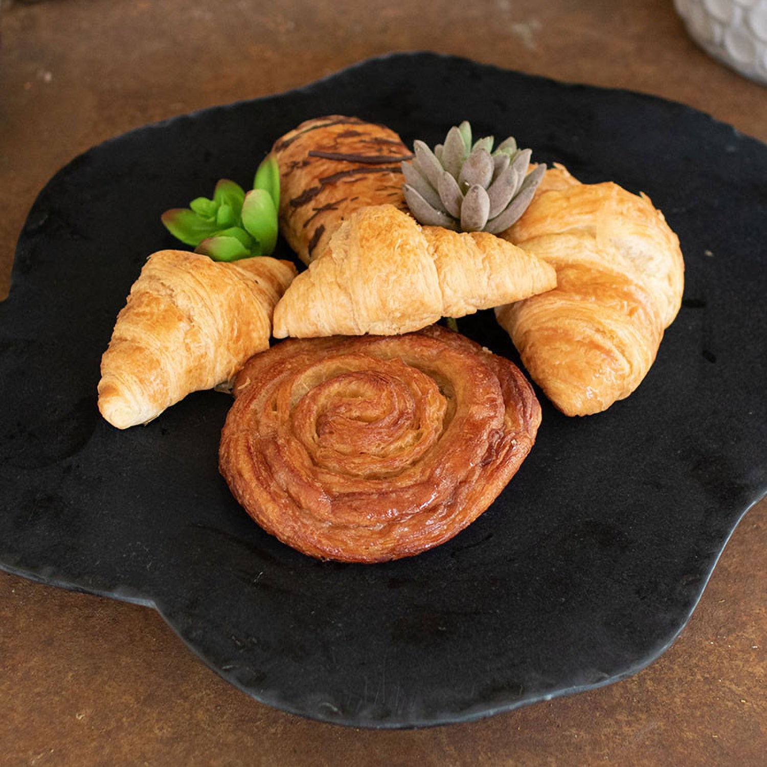 Rustic Edge Lazy Susan