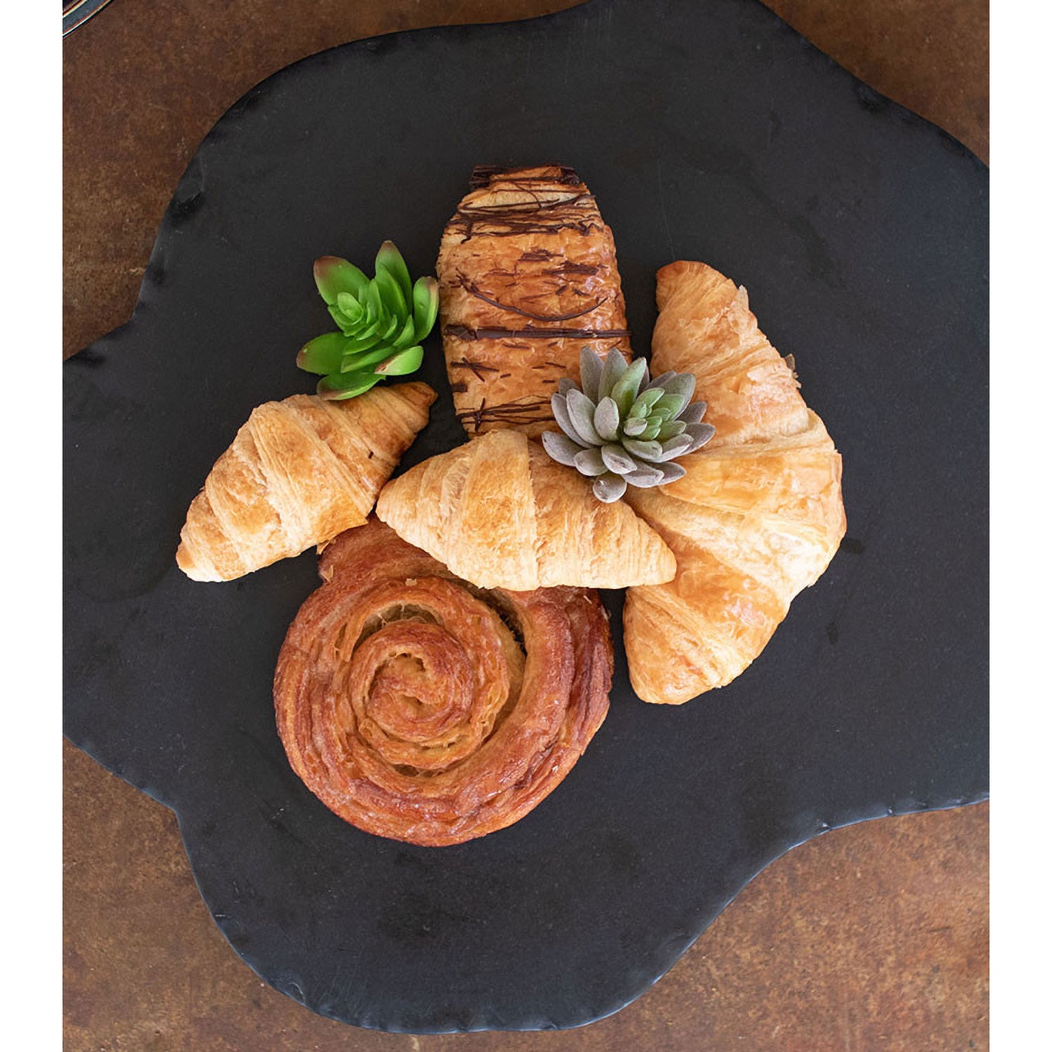 Rustic Edge Lazy Susan