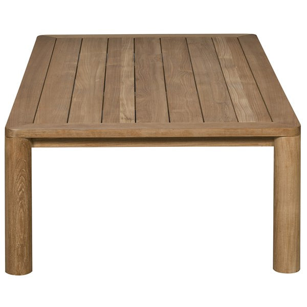 Vanguard Furniture Horizon Natural Teak Outdoor Cocktail Table Rectangle