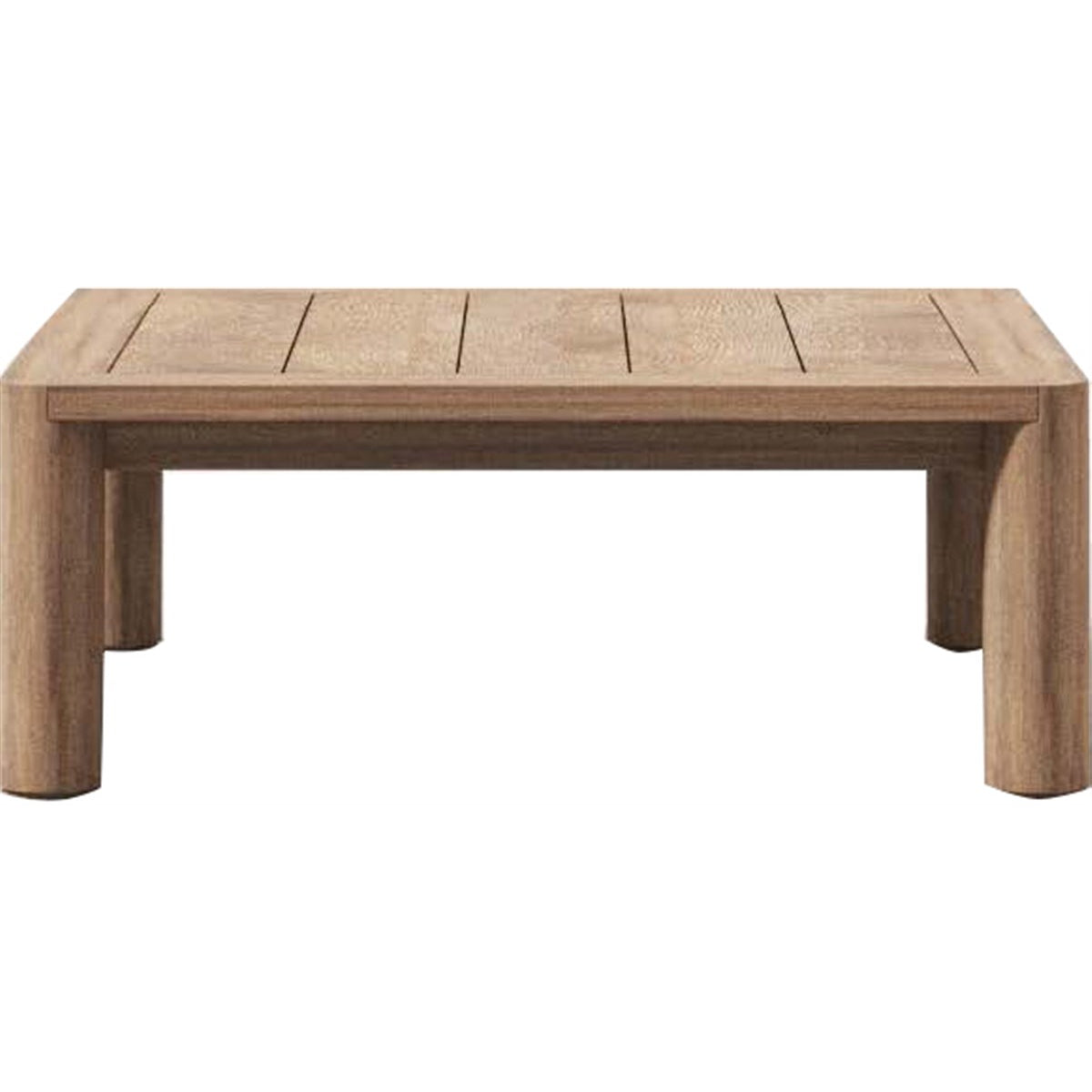 Vanguard Furniture Horizon Natural Teak Outdoor Cocktail Table Square