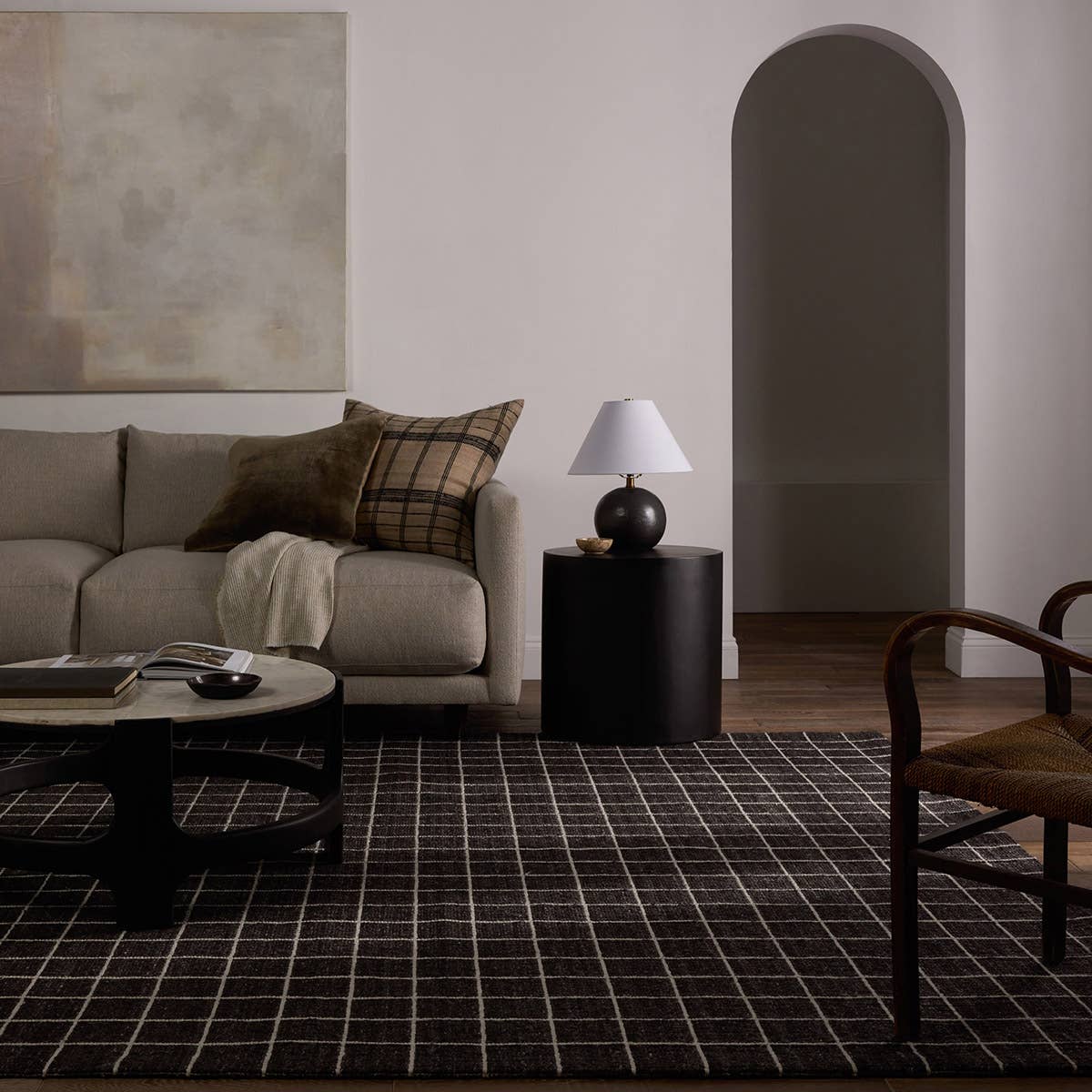 Barclay Butera by Jaipur Living Oxford Club Grid Handwoven Rug