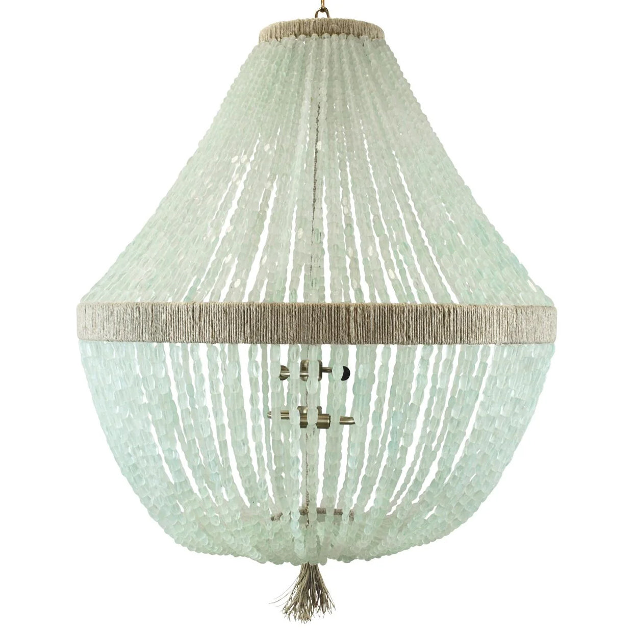 Ro Sham Beaux Orbit 24 Coke Bottle Glass Chandelier