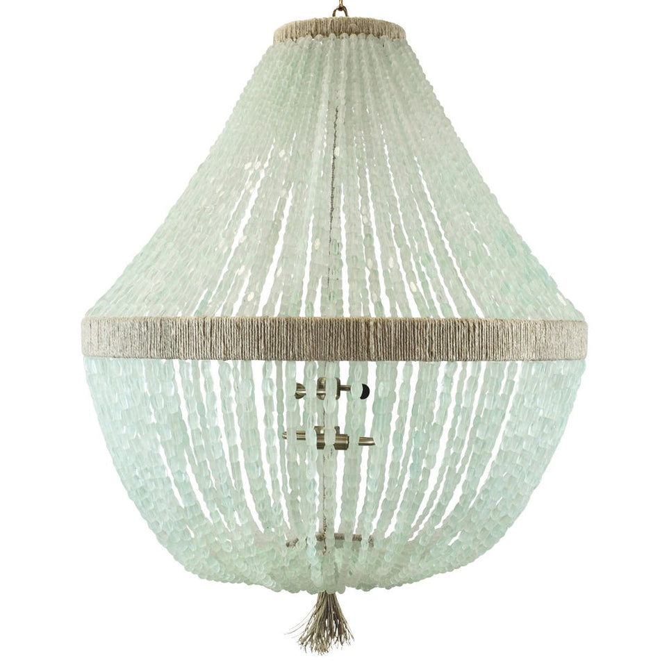 Ro Sham Beaux Orbit 30 Coke Bottle Glass Chandelier