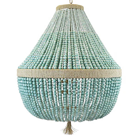Ro Sham Beaux Orbit 30 Turquoise Jade Chandelier