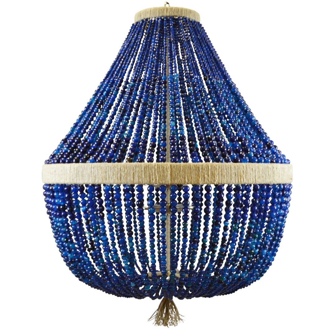 Ro Sham Beaux Orbit 30 Navy Agate Chandelier