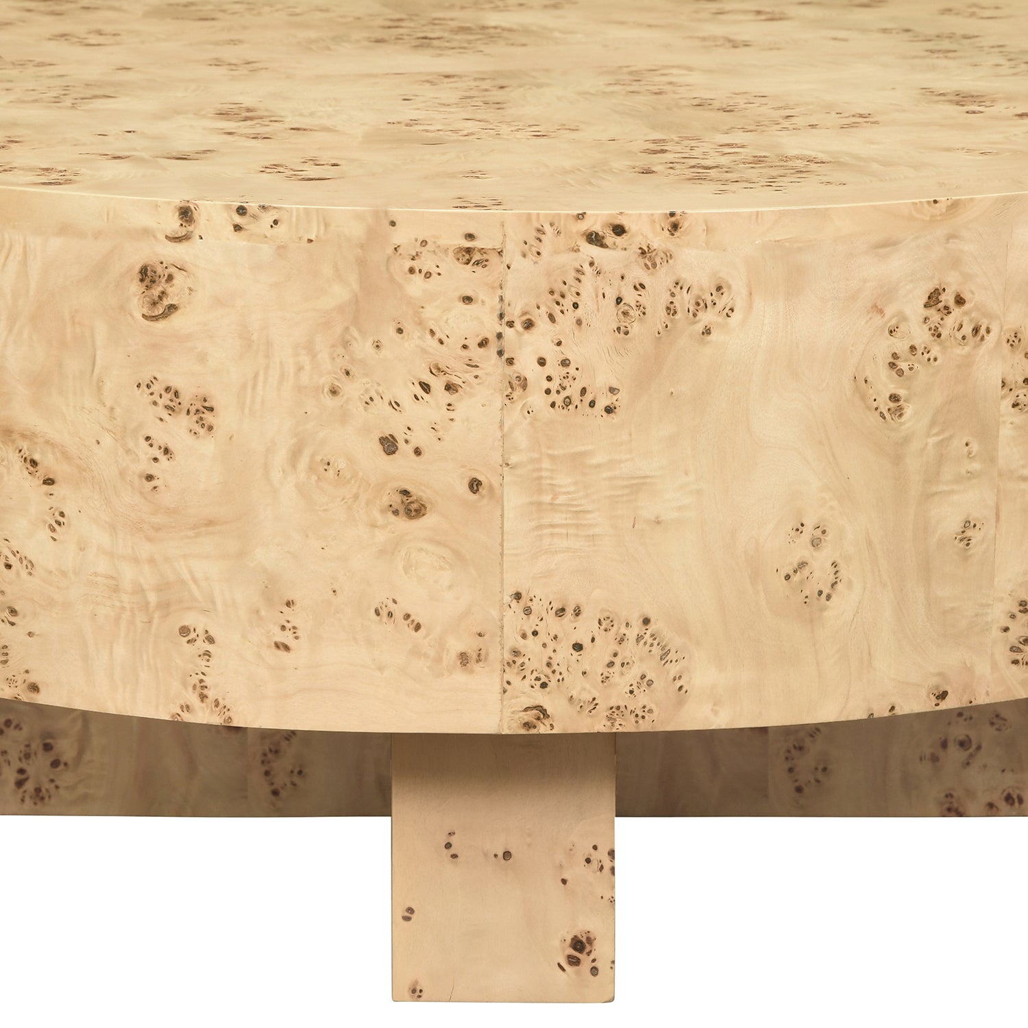 Worlds Away Oslo Burlwood Coffee Table