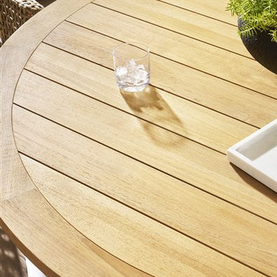 Vanguard Furniture Horizon Natural Teak Outdoor Round Dining Table