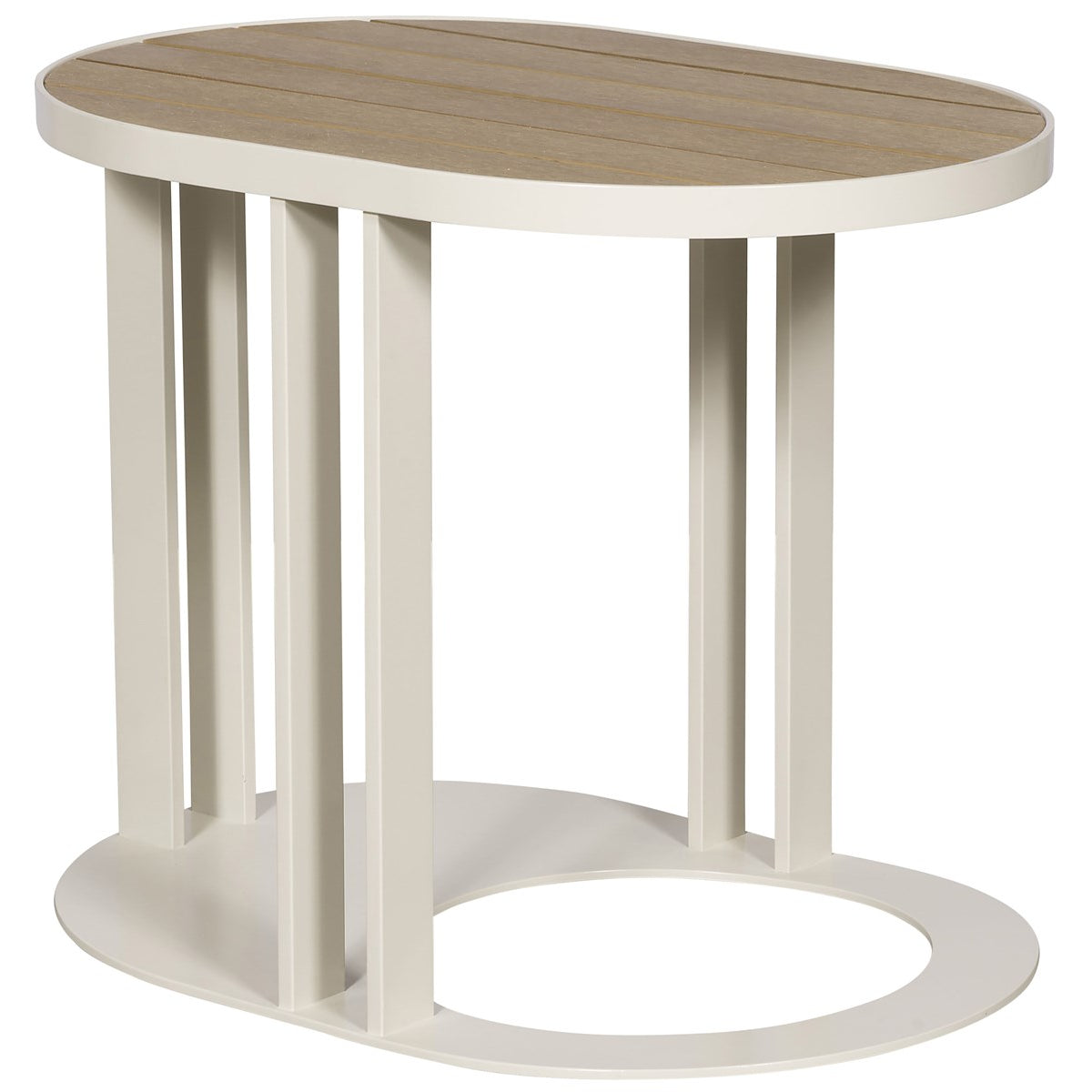 Vanguard Furniture Montecito White Shimmer Outdoor Accent Table