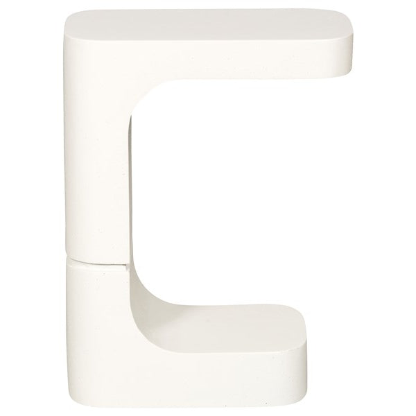 Vanguard Furniture Collins Stone White Outdoor End Table