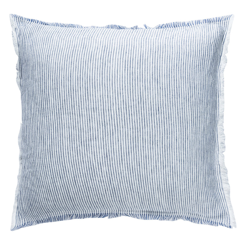 Anaya So Soft Pinstripe Linen Pillow