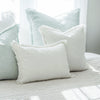 Anaya So Soft Light Aqua Linen Pillow