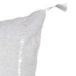 Anaya So Soft Embroidered Stripes Linen Pillow