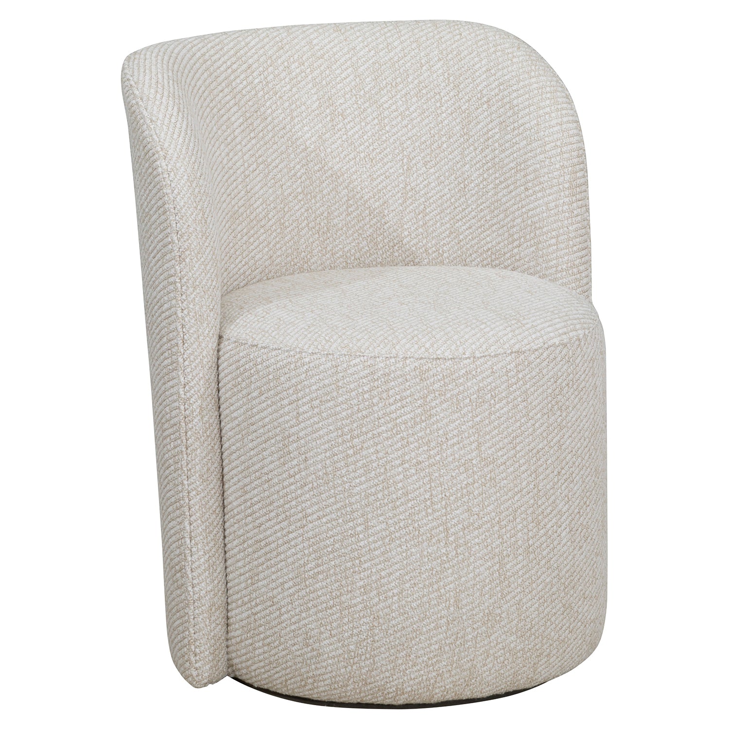 Socrates Barrell Back Dining Chair Set of 2 in Oatmeal