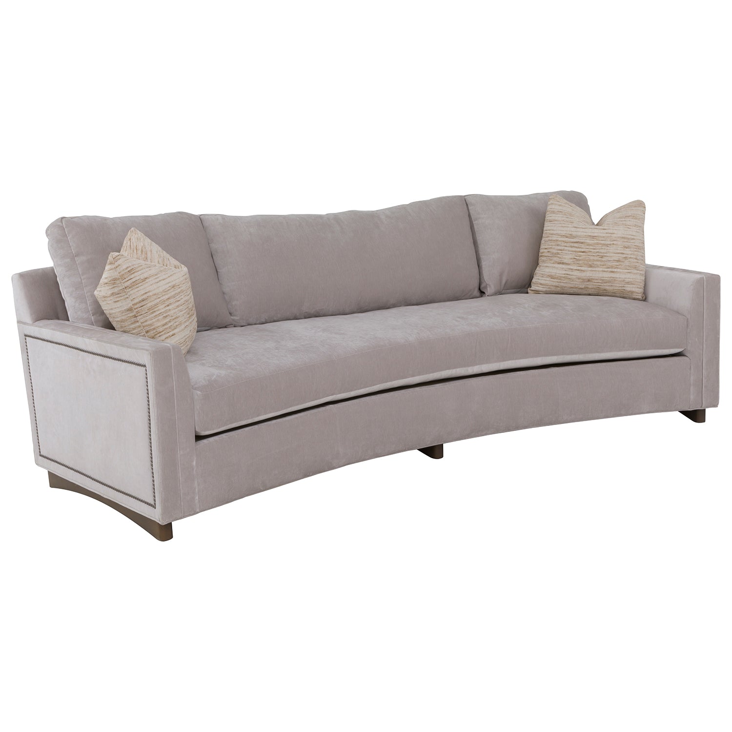 Enzo Platinum Sofa with pillows