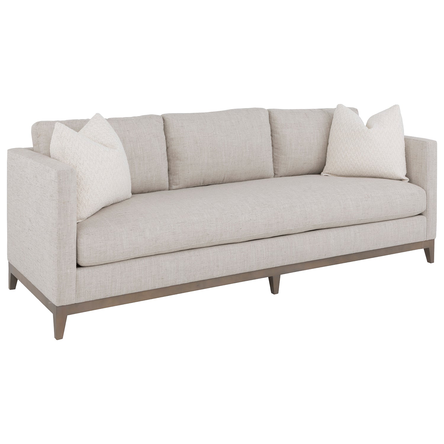 Mercer Jute 96in Grande Sofa with pillow