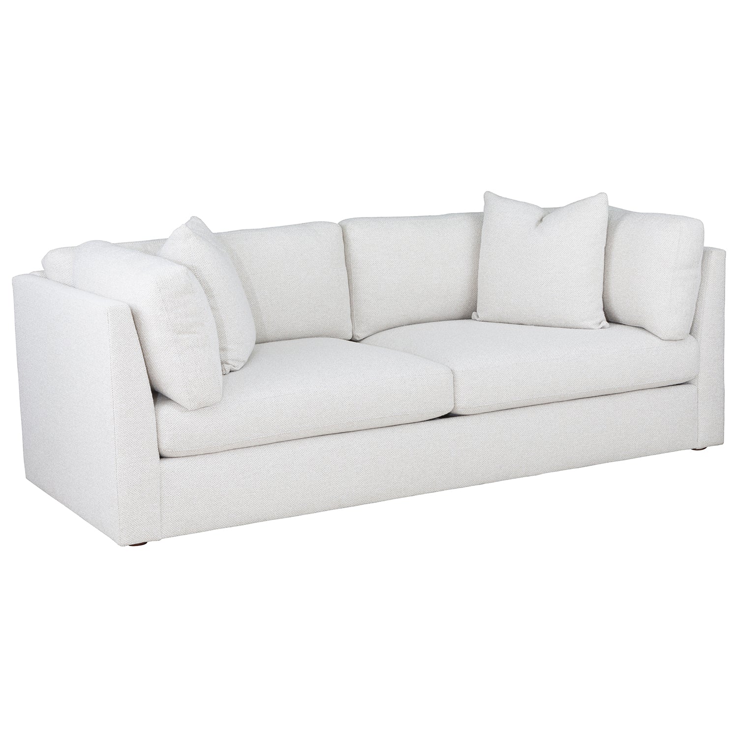 Fairfield Chair Sebastian Oatmeal Sofa w/Bolsters in Oatmeal