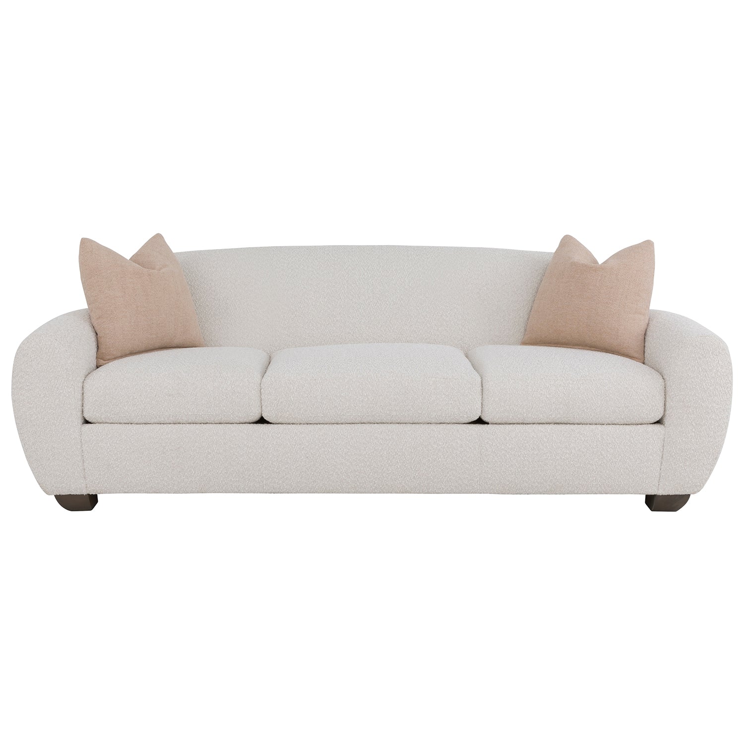 Jules Rain 88in Sofa with pillows finish detail