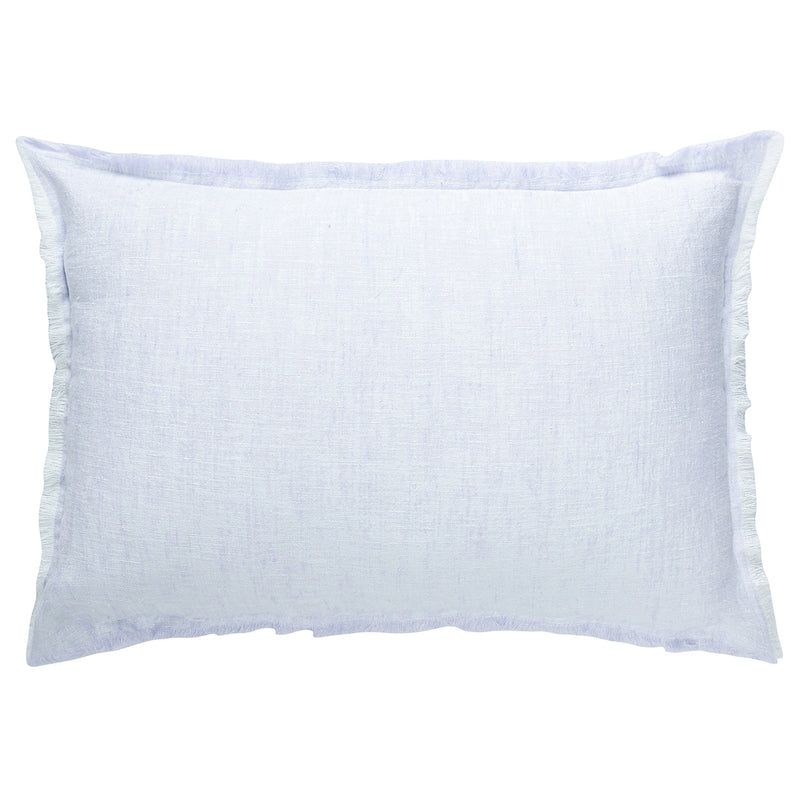 Anaya So Soft Cross-Dye Sky Blue Linen Pillow