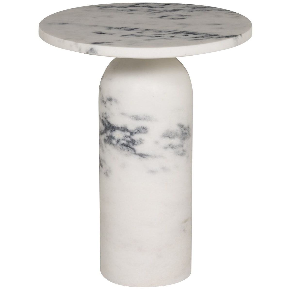 Vanguard Furniture Canyon Ambaji White End Table