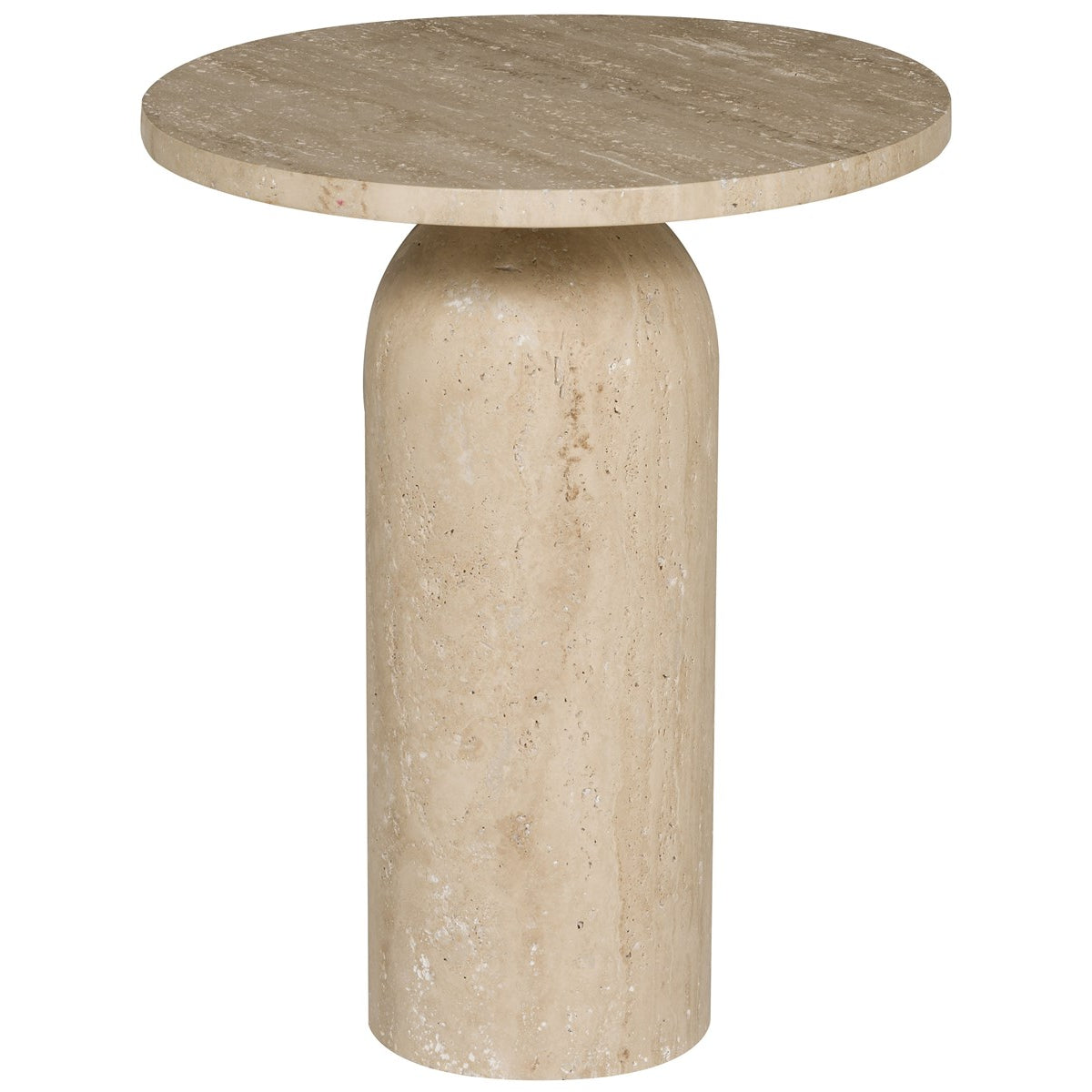 Vanguard Furniture Canyon Weathered Travertine End Table
